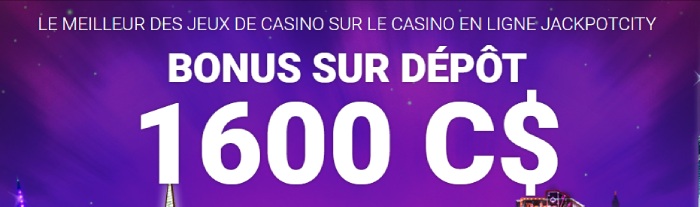 JackpotCity Casino Bonus De Bienvenue